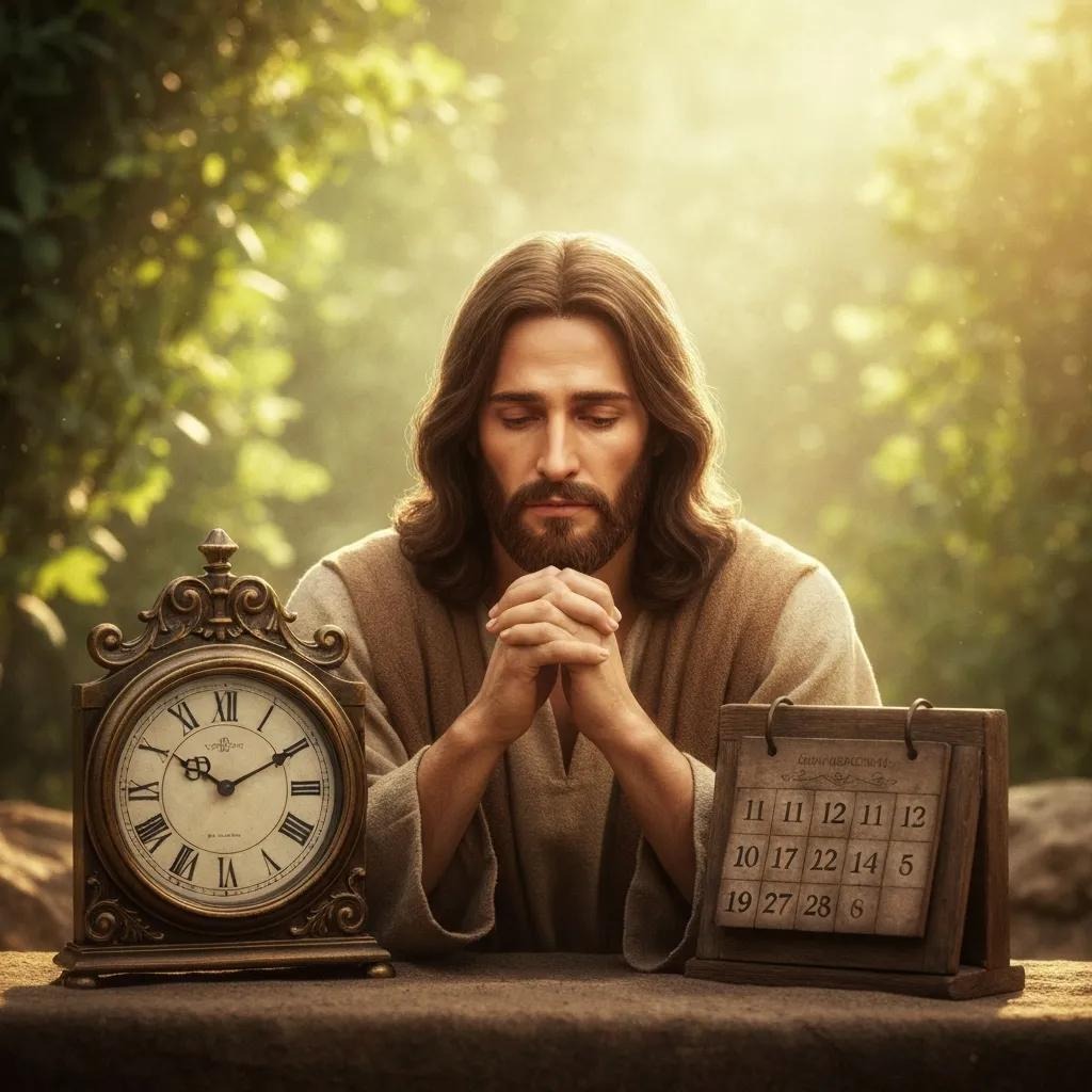 a guy sitting and praying