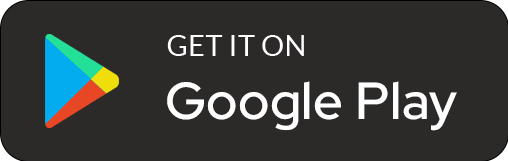 Google Play badge with a triangular logo and the text GET IT ON Google Play on a black background.